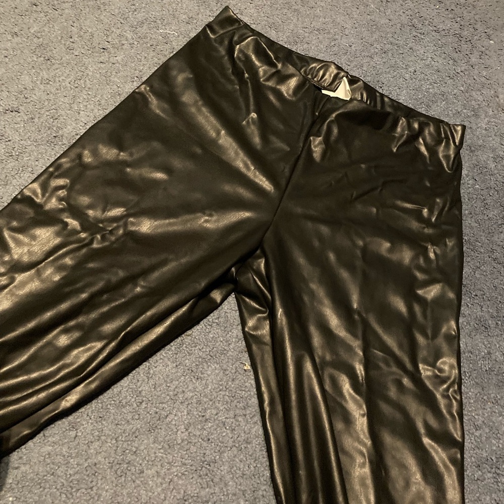 Faux Leather Pants